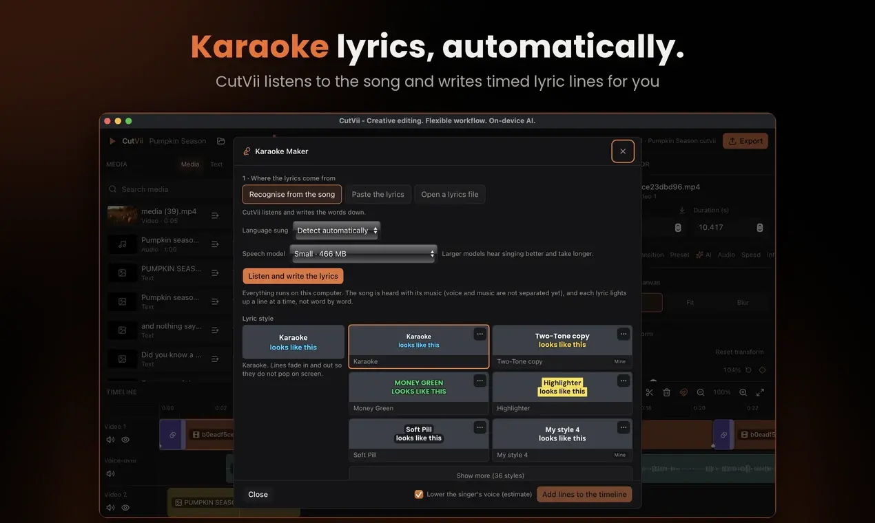 Dialog Karaoke Maker